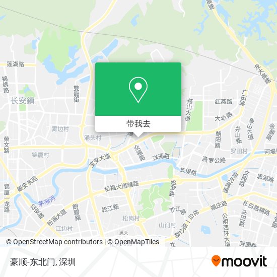 豪顺-东北门地图