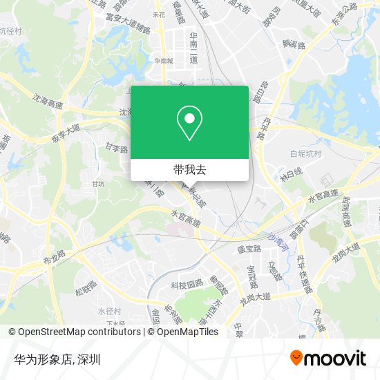 华为形象店地图