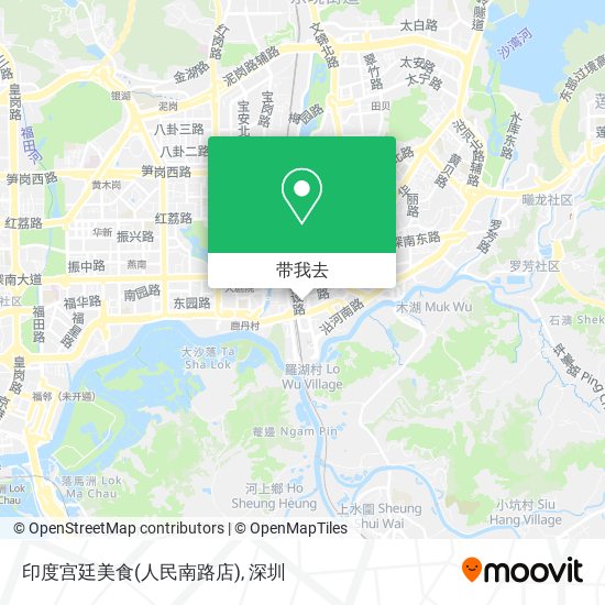 印度宫廷美食(人民南路店)地图