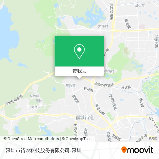 深圳市裕农科技股份有限公司地图