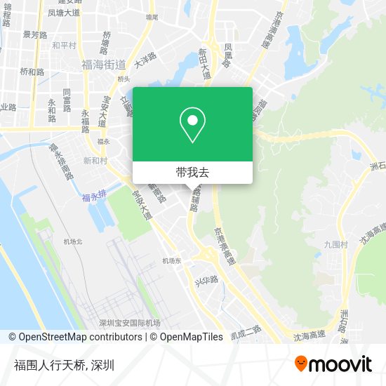 福围人行天桥地图