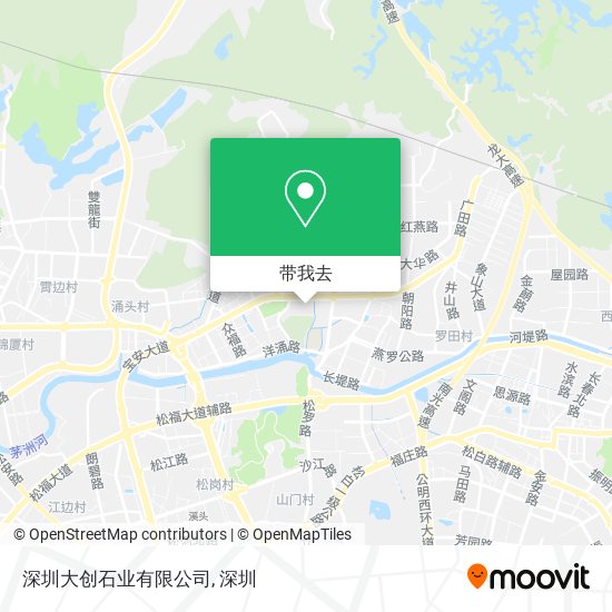 深圳大创石业有限公司地图