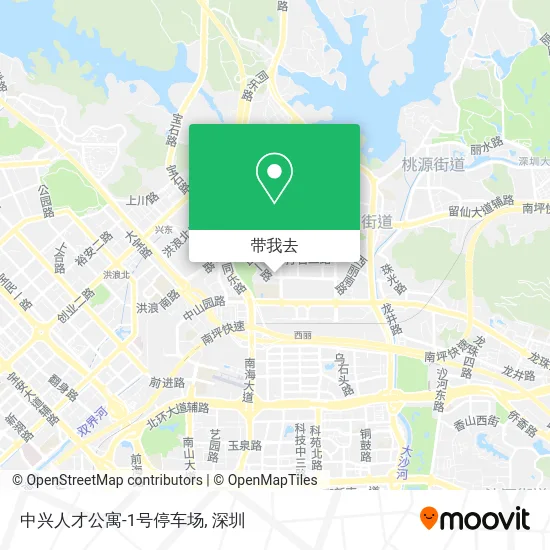 中兴人才公寓-1号停车场地图