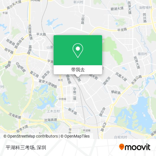 平湖科三考场地图