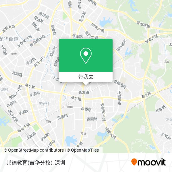邦德教育(吉华分校)地图