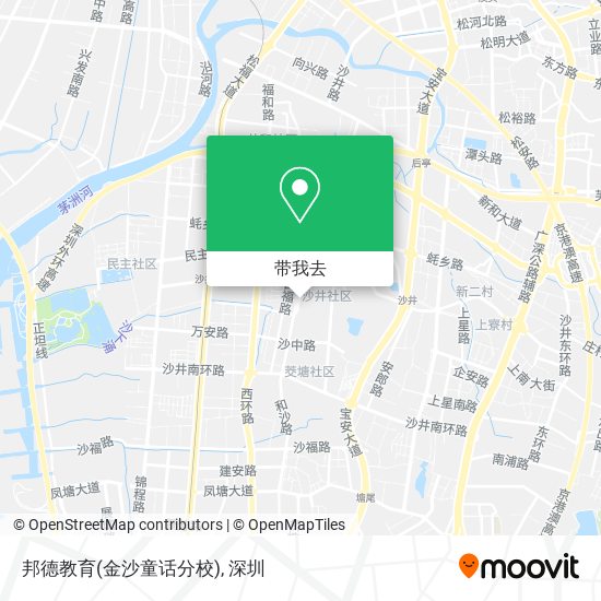 邦德教育(金沙童话分校)地图