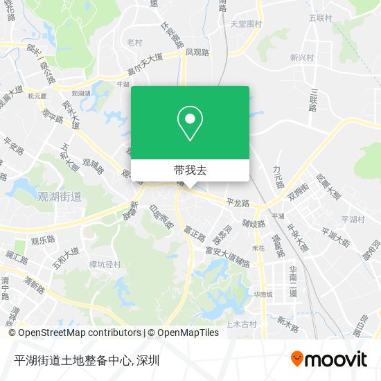 平湖街道土地整备中心地图