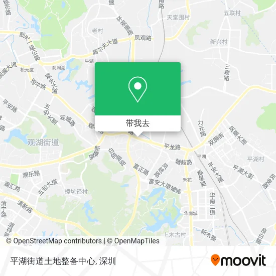 平湖街道土地整备中心地图