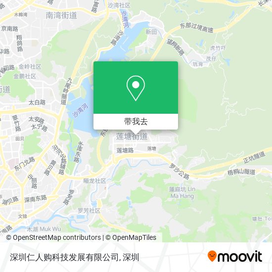深圳仁人购科技发展有限公司地图