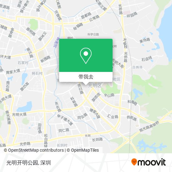 光明开明公园地图