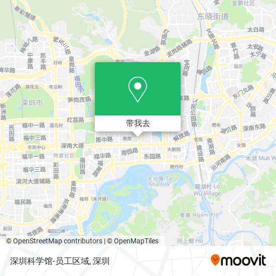 深圳科学馆-员工区域地图