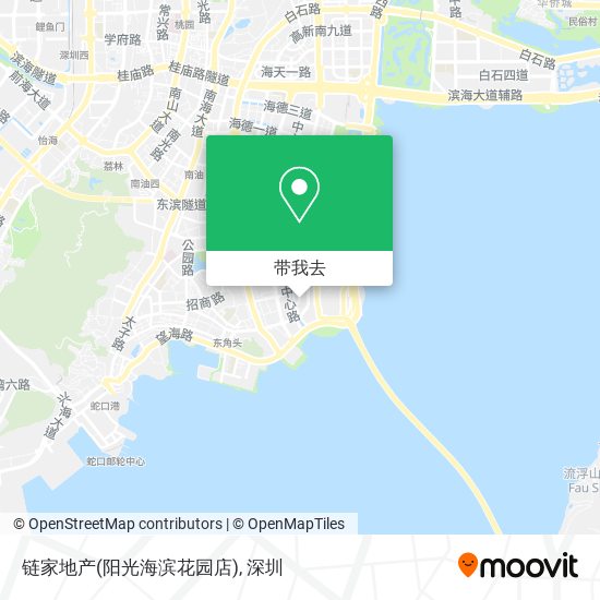 链家地产(阳光海滨花园店)地图