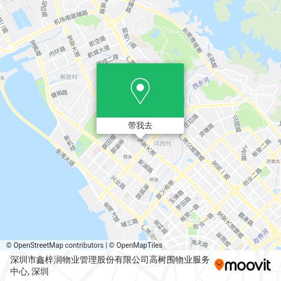 深圳市鑫梓润物业管理股份有限公司高树围物业服务中心地图