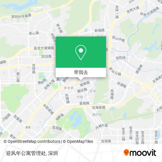 迎风年公寓管理处地图