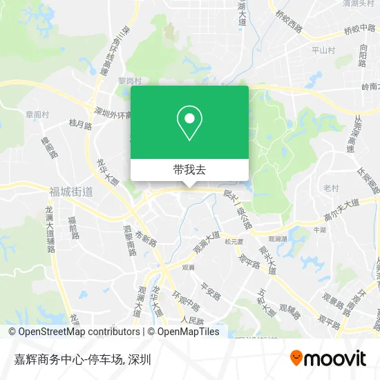 嘉辉商务中心-停车场地图