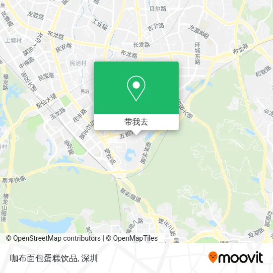 咖布面包蛋糕饮品地图