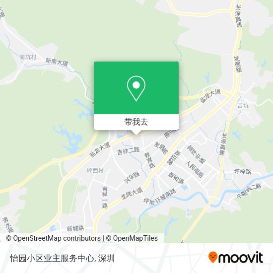 怡园小区业主服务中心地图