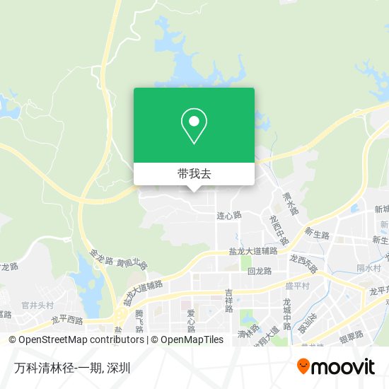 万科清林径-一期地图