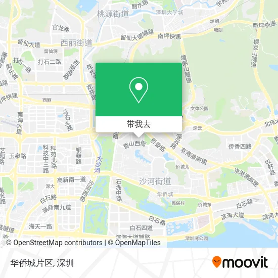 华侨城片区地图