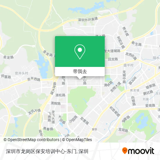深圳市龙岗区保安培训中心-东门地图