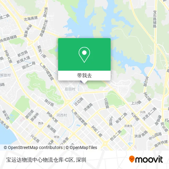 宝运达物流中心物流仓库-C区地图