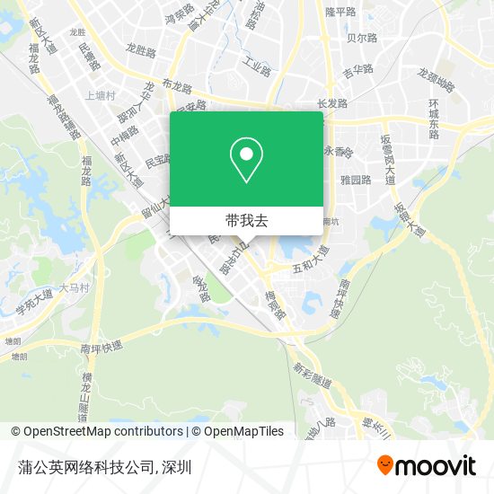 蒲公英网络科技公司地图