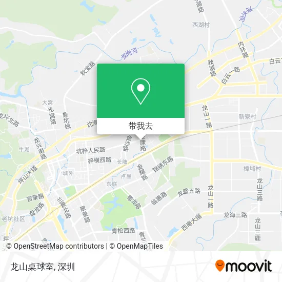 龙山桌球室地图