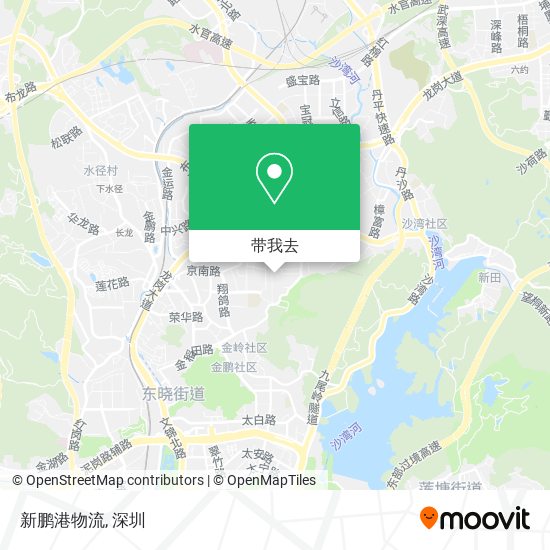新鹏港物流地图
