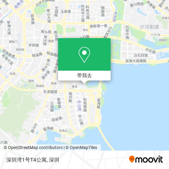 深圳湾1号T4公寓地图