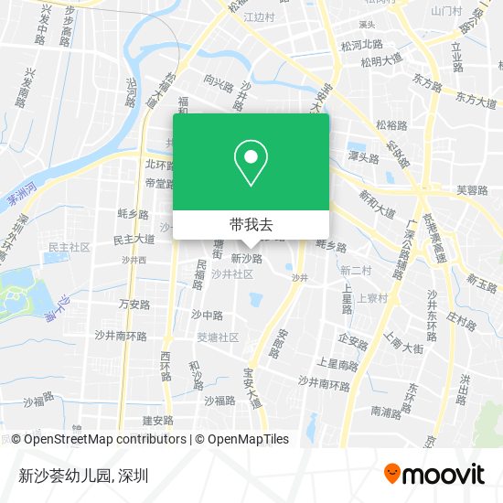 新沙荟幼儿园地图