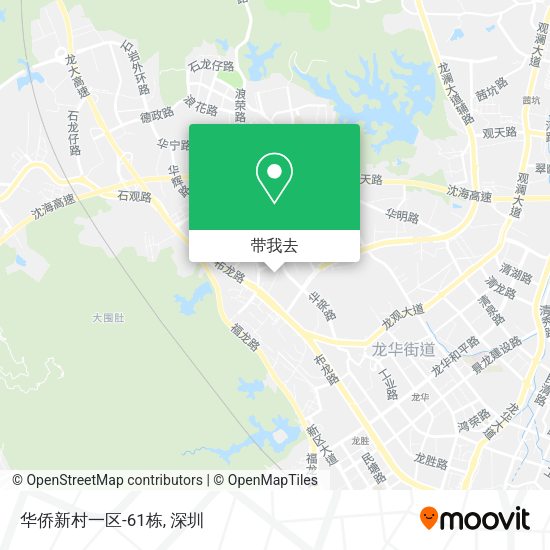 华侨新村一区-61栋地图