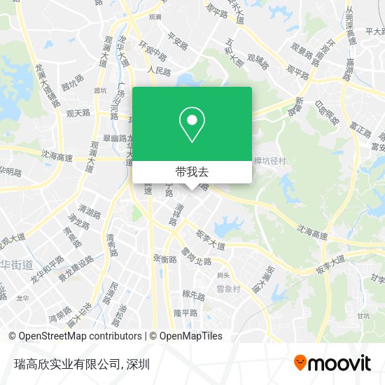 瑞高欣实业有限公司地图
