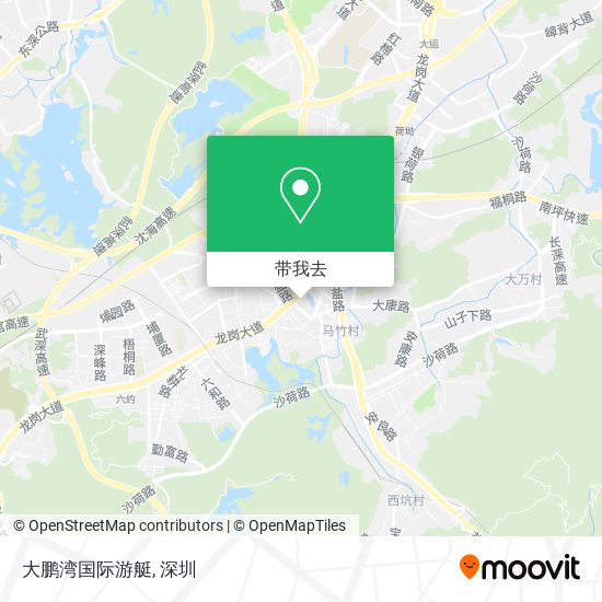 大鹏湾国际游艇地图