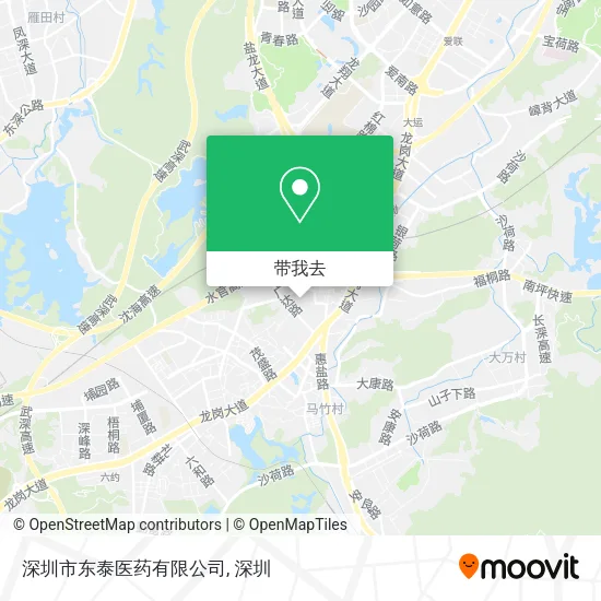 深圳市东泰医药有限公司地图