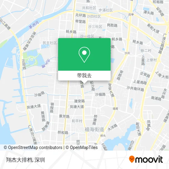 翔杰大排档地图