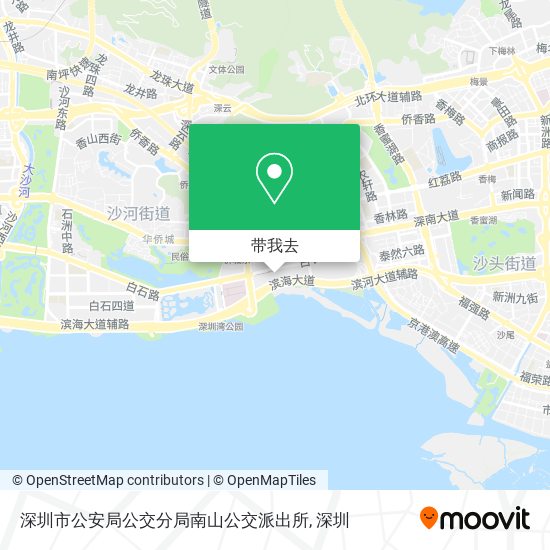 深圳市公安局公交分局南山公交派出所地图