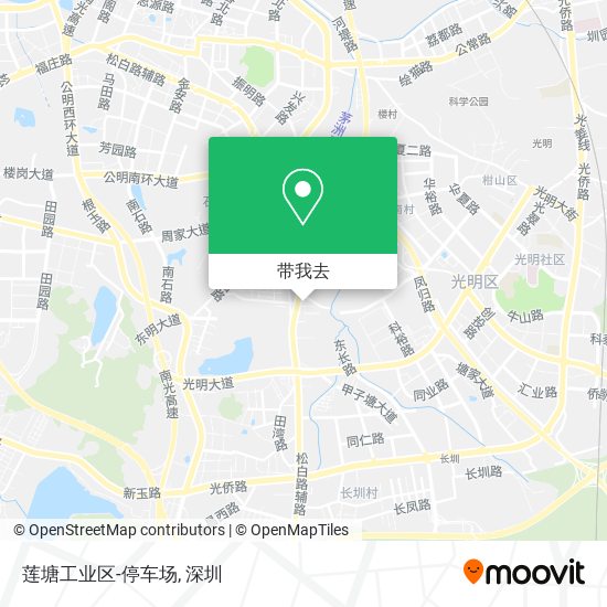 莲塘工业区-停车场地图