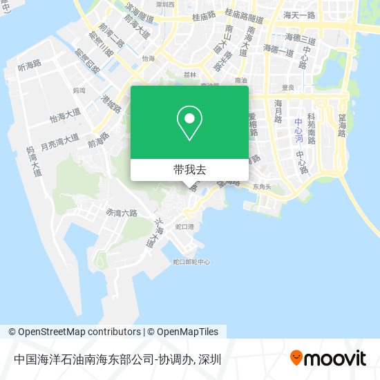 中国海洋石油南海东部公司-协调办地图