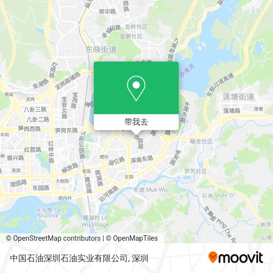 中国石油深圳石油实业有限公司地图
