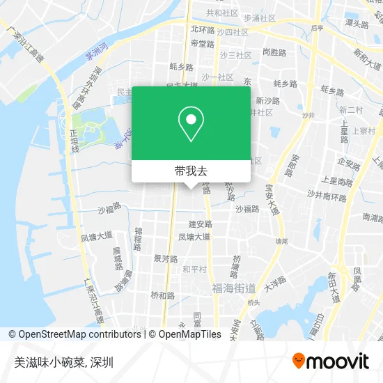 美滋味小碗菜地图