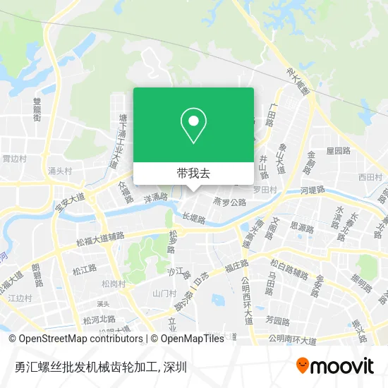 勇汇螺丝批发机械齿轮加工地图