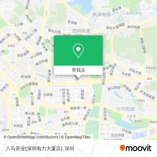 八马茶业(深圳电力大厦店)地图