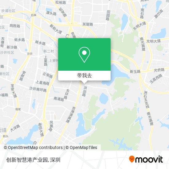 创新智慧港产业园地图