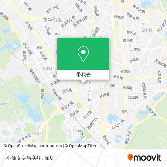 小仙女美容美甲地图