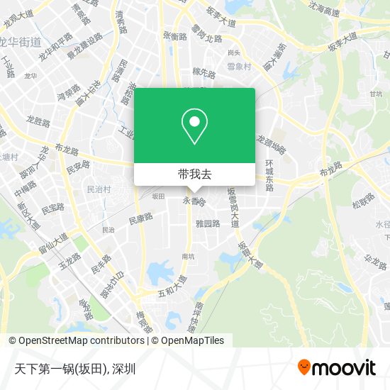 天下第一锅(坂田)地图