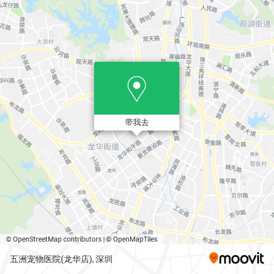 五洲宠物医院(龙华店)地图