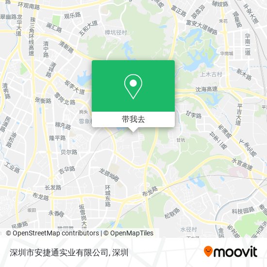 深圳市安捷通实业有限公司地图