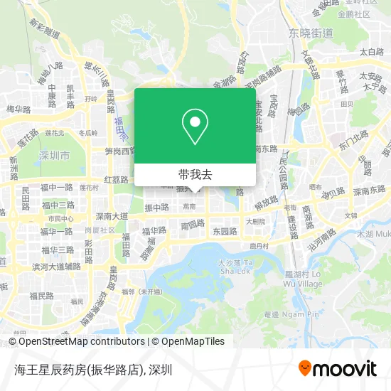 海王星辰药房(振华路店)地图