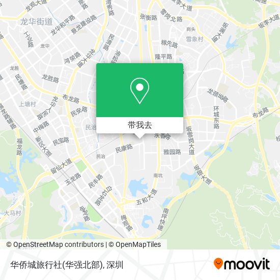 华侨城旅行社(华强北部)地图