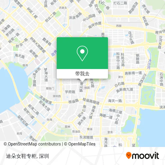 迪朵女鞋专柜地图